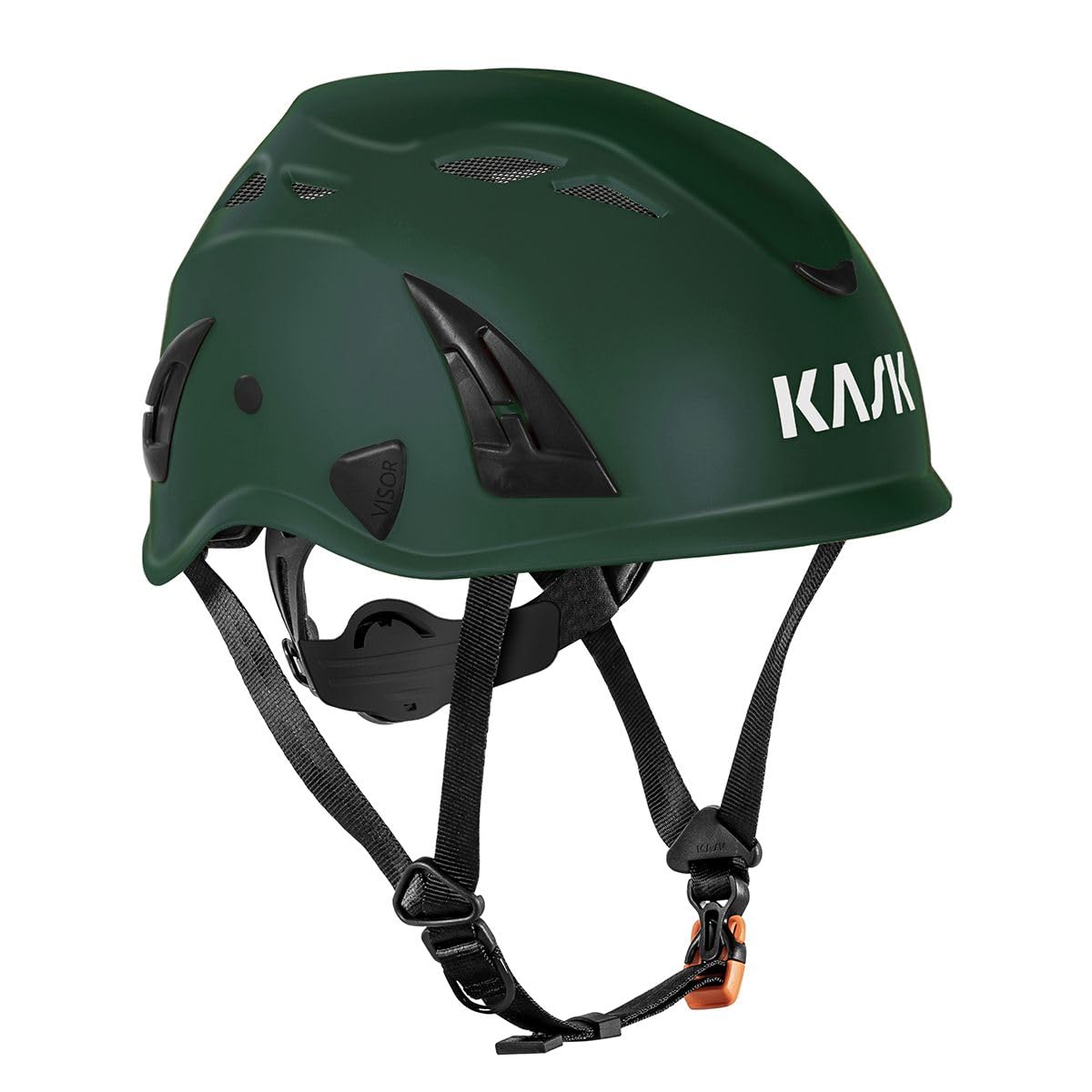 Casco da Lavoro KASK Professionale | Leggero, Ventilato e Regolabile | per Edilizia, Cantiere, Lavori in Quota | Predisposto per Visiera e Cuffie Antirumore da acquistare separatamente.