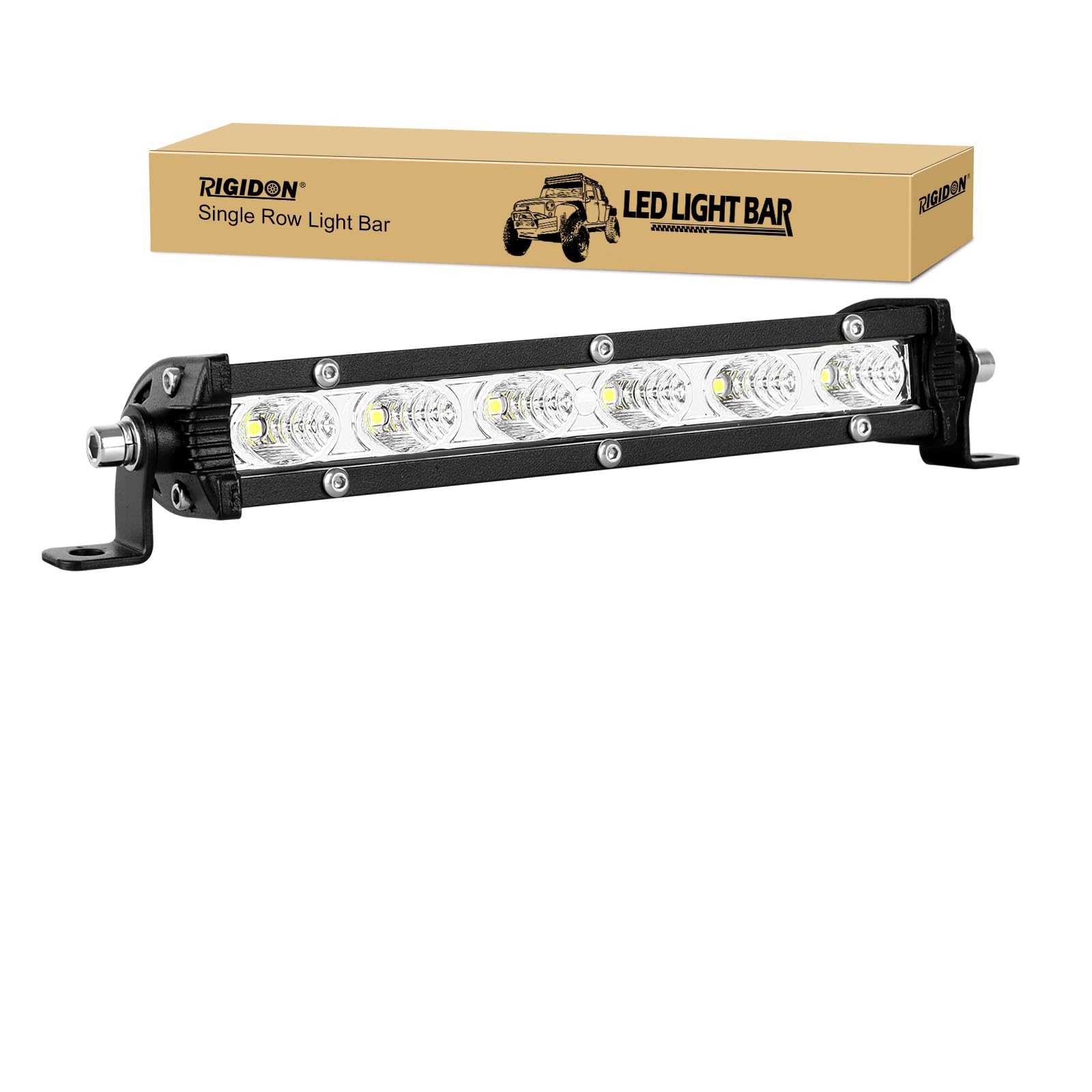 Barra LED RIGIDON 24 Pollici 180W – Luce Offroad Con Kit Cablaggio 12V, IP67, 6000K Bianco, Per Auto, Camion, SUV, ATV E Imbarcazioni