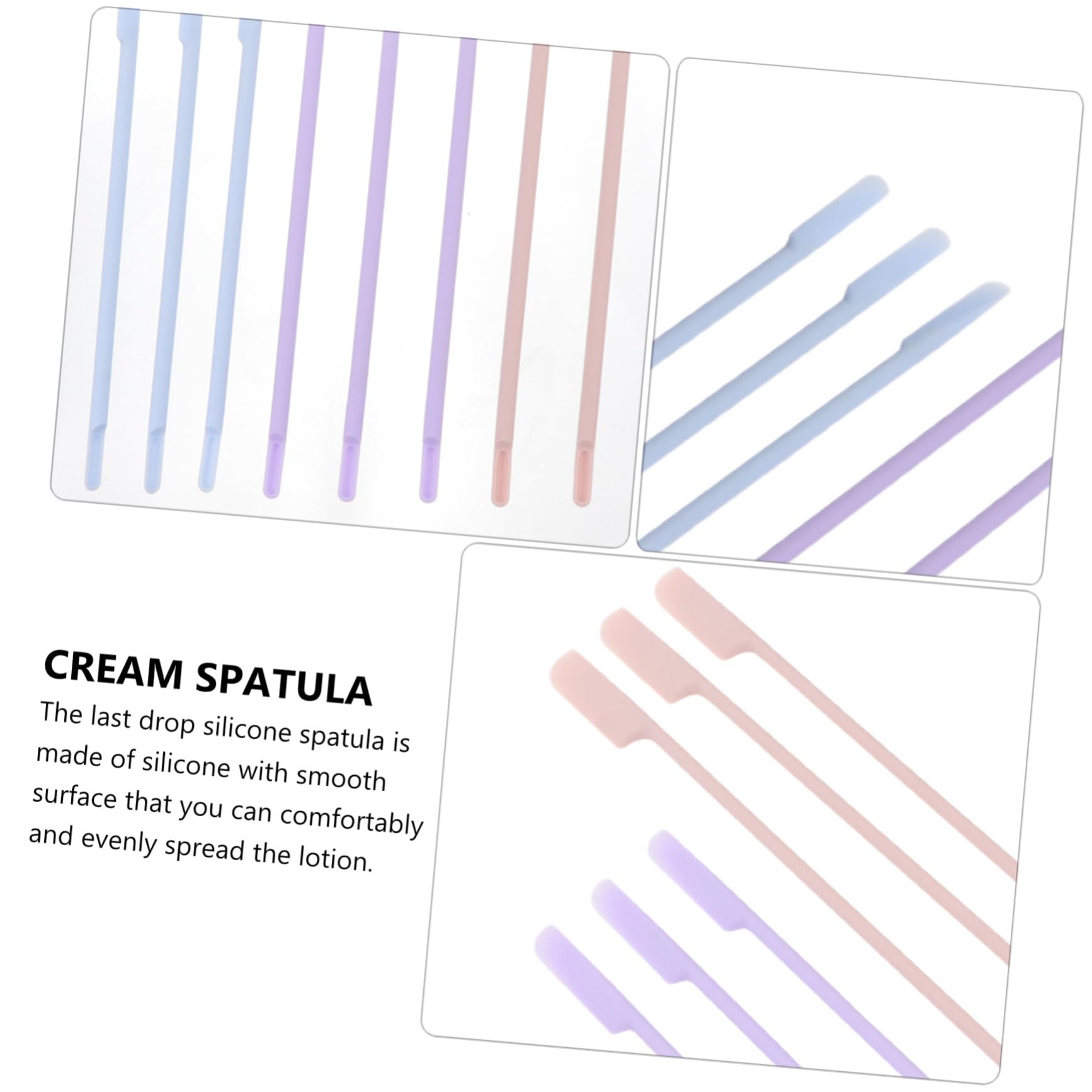 FRCOLOR 27 Piezas Espátula de silicona 9 piezas aplicador de espátula de maquillaje licuadora loción raspador de silicona cosmética cosmético Herramientas de maquillaje