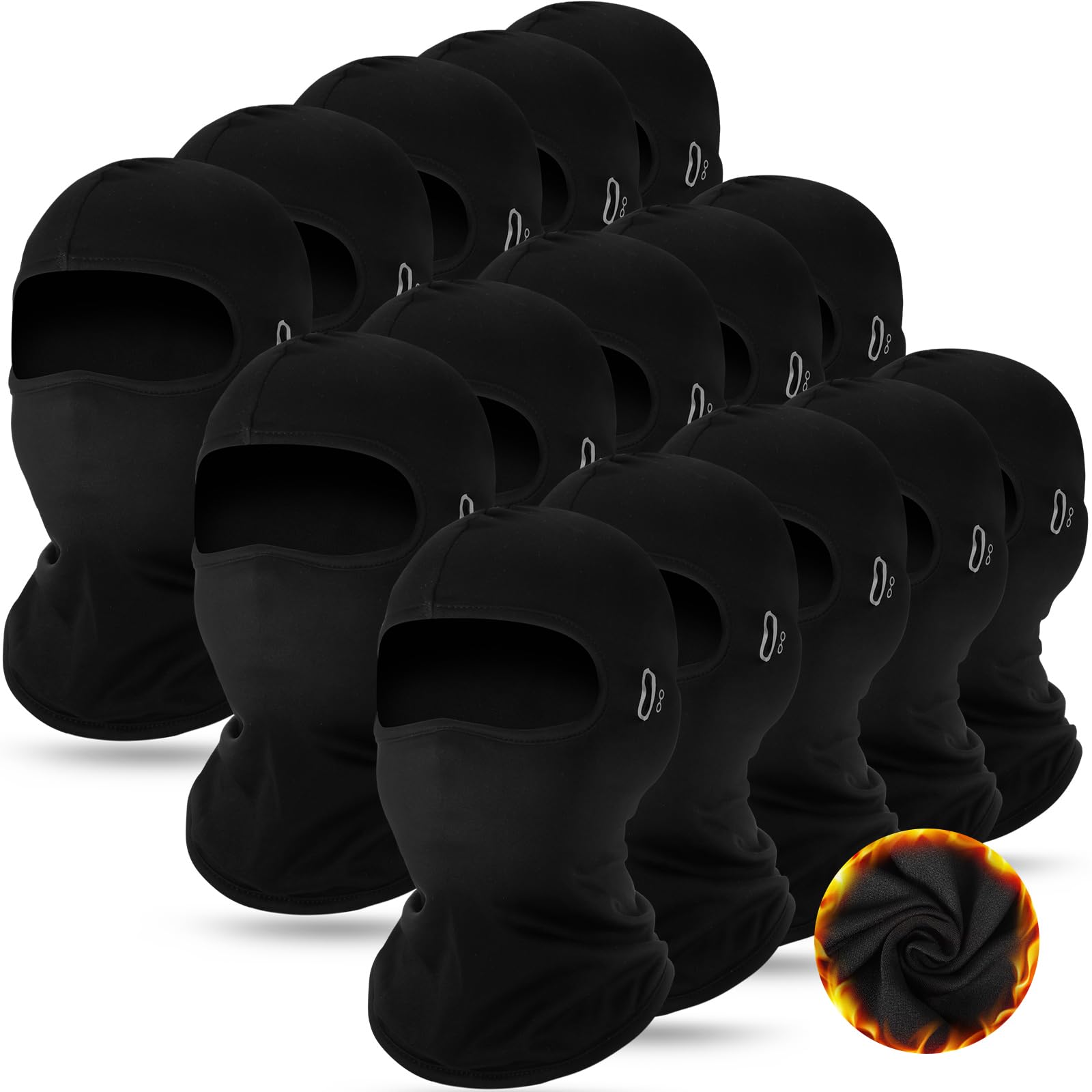 Suhine Winter Balaclava Ski Mask Windproof Thermal Face Mask Cold Weather Balaclava with Reflective Stripe