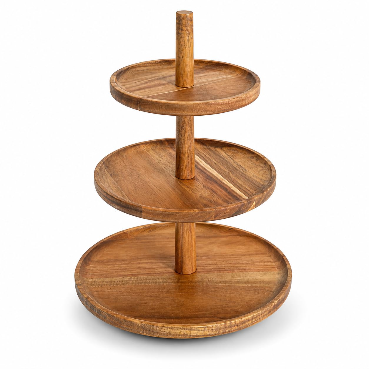 Présentoir en bois anti-encombrement pour optimiser la décoration de table de fête
