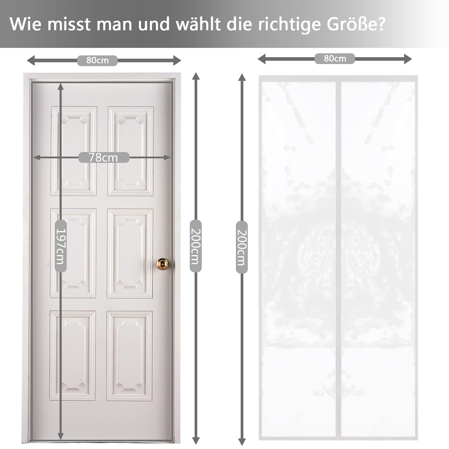 Cortina térmica magnética para puerta, 95 x 220 cm, cortina magnética de protección térmica para puertas, protección contra el frío y protección térmica en invierno, ideal para el uso de aire
