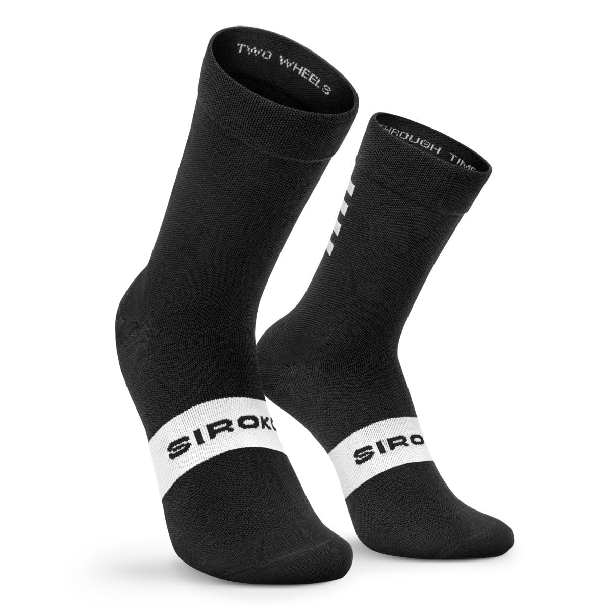 SIROKO - Skarpetki Rowerowe Siroko S1 Black Kapelmuur - XS-S - Czarny