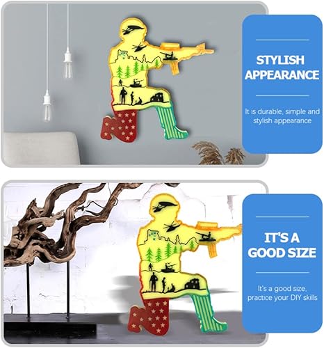 Miniatura 8 de KESYOO Molde de silicona para el Día de la Independencia, con forma de guerrero, 4 de julio, patriótico, chocolate, caramelo, fondant, molde para