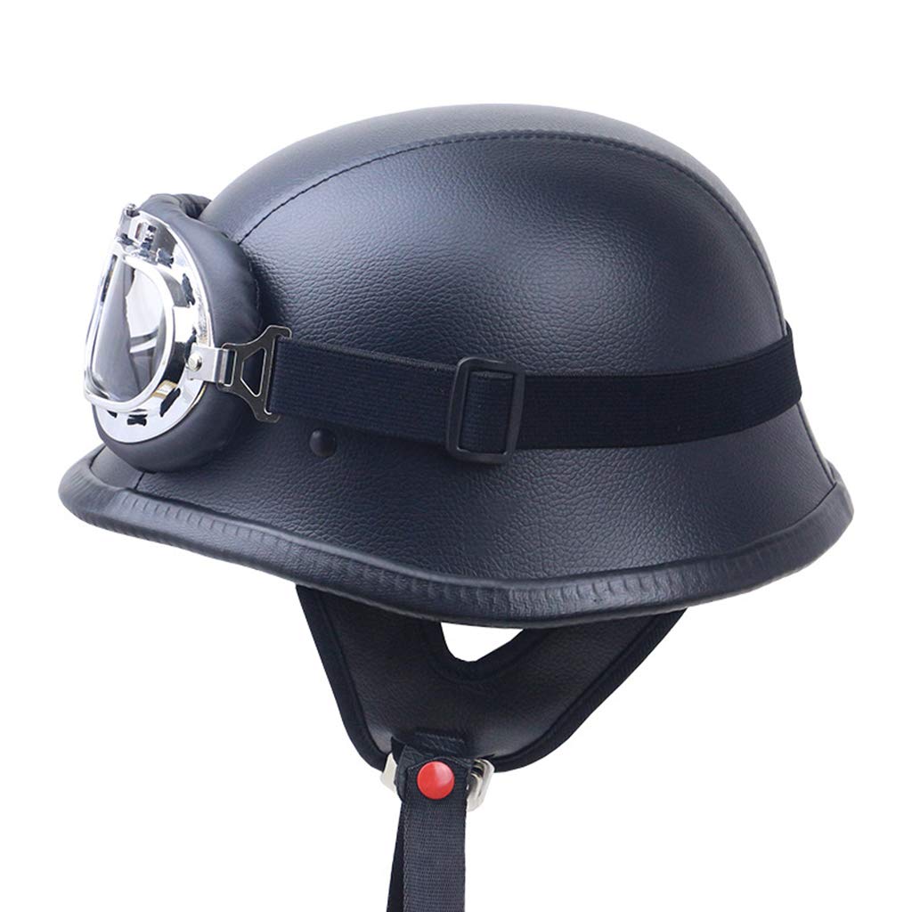 Kask Retro do Motocykli Cruiser i Skuterów, Powłoka ABS, Certyfikat DOT/ECE, Modułowy Design Włókna Węglowego Odporny na Uderzenia, Kask Terenowy dla Skuterów, Rowerów, Cruiserów