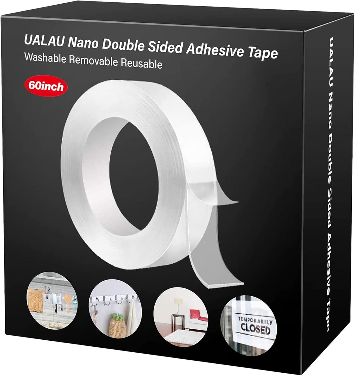 在庫処分》海外 マスキングテープ 雀斑茶 6点 ⚠️亮面pet（33.324