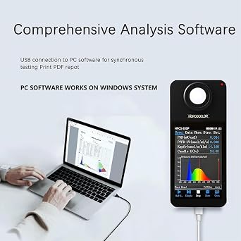 HPCS-330P Spectrometer PPFD Meter PAR Quantum Meter Wireless Bluetooth Connection
