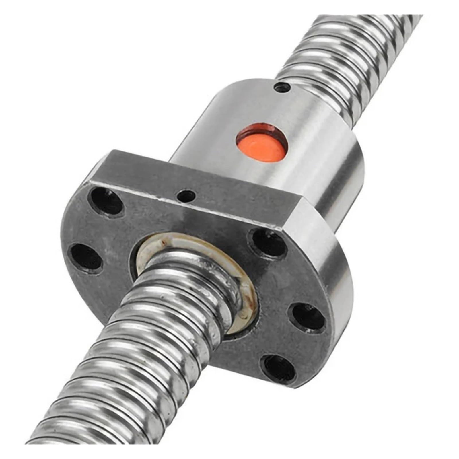 Metal Ball Screw nut end Processing CNC Machine Tool Ball Screw Round Hole Nut 1204 Screw + Round Hole Nut NO End Machined High-Speed Transmission Module(250mm)