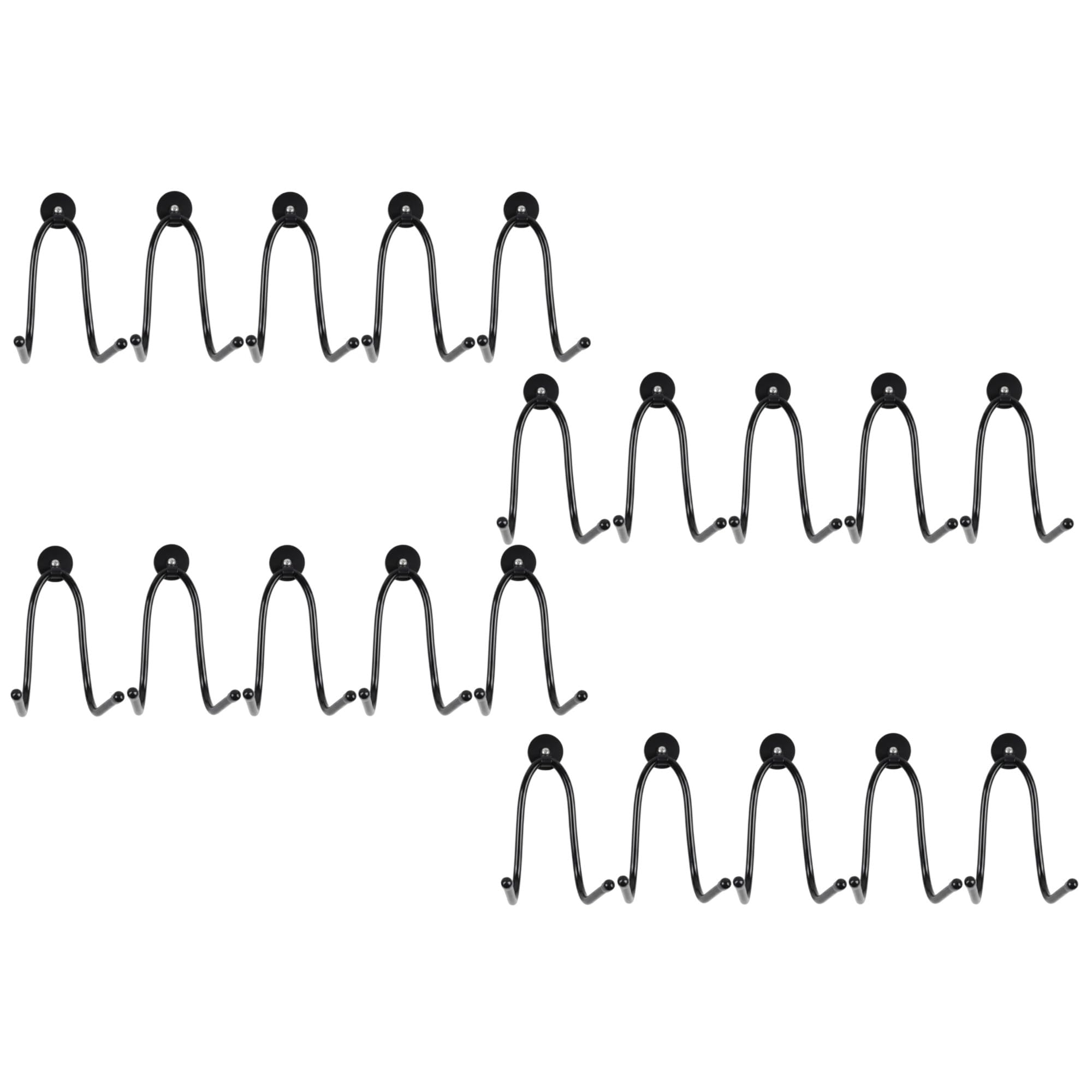 Lot de 10 porte-outils magnétiques - Porte-outils magnétique - Pour perceuse - Rangement d'outils de garage - Robuste - Grand format - Revêtement en caoutchouc - Ne rayera pas - Capacité de charge
