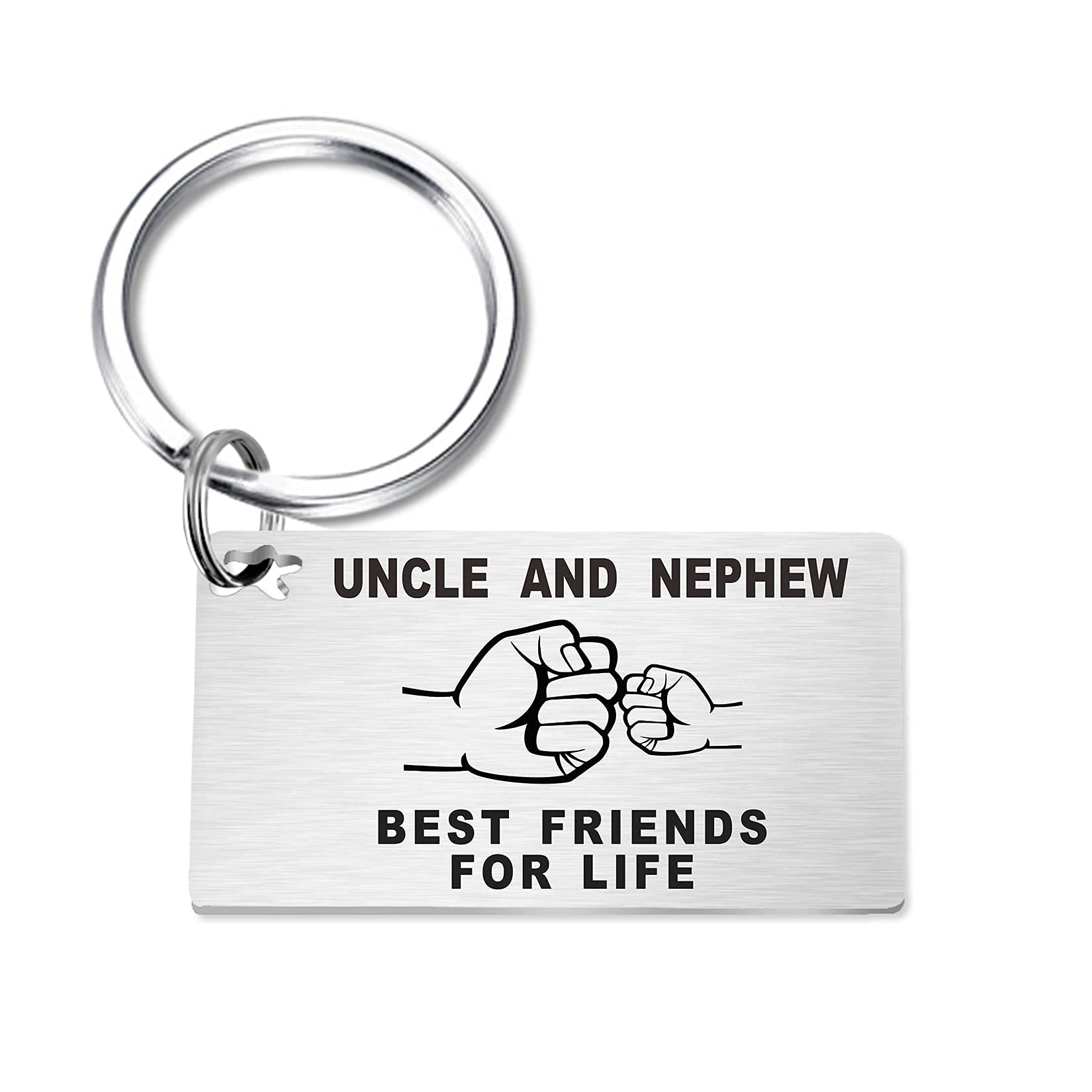 TGCNQ Christmas & Birthday Gift for Uncle - Best Uncle Keychain - Xmas Gift Keyring