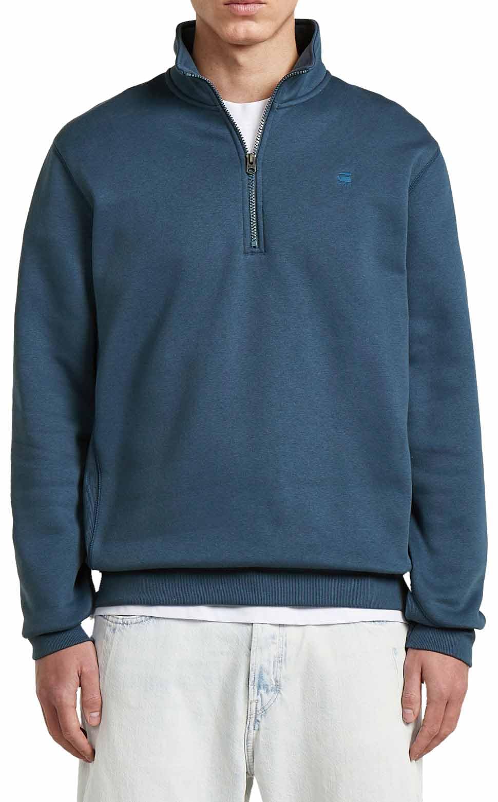G-STAR Men's Premium Core Half Zip Sweater