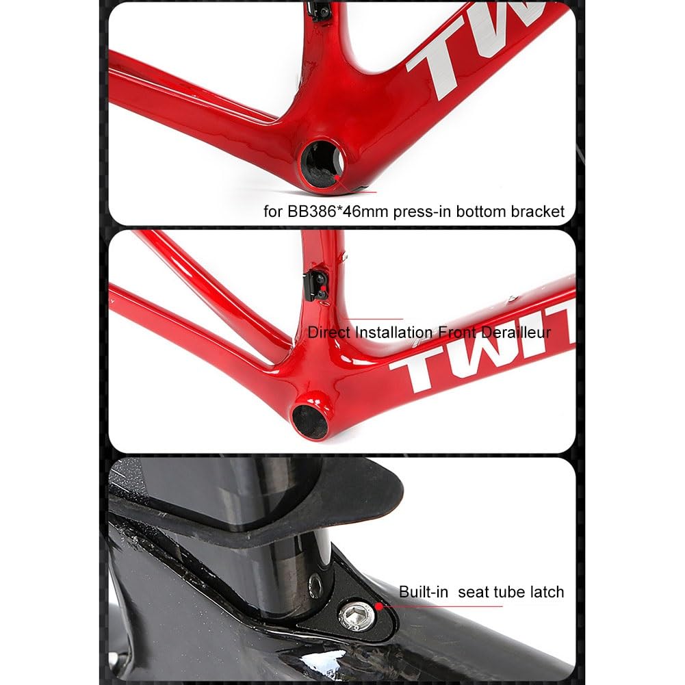 Amazon.co.jp: カーボンフレーム 700C ロードバイク フレームセット