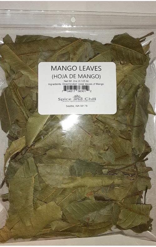 Mango Leaves (Hojas de Mango) Dried, 2oz (0.125lb)
