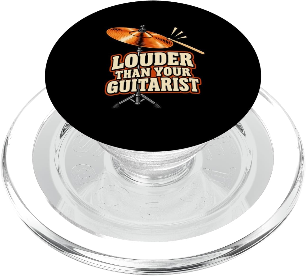 Drummer Louder Than Your Guitarist Funny Snare PopSockets PopGrip for MagSafe