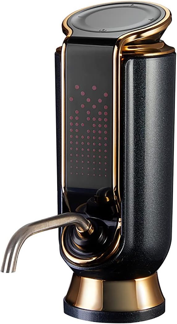 Electric Wine Decanter Electric Wine Aerator Pourer Automatic Wine Dispenser Wine Utensils Electronic Fresh-Keeping Decanter Wine Pourer (Color : Black Size : Free size)