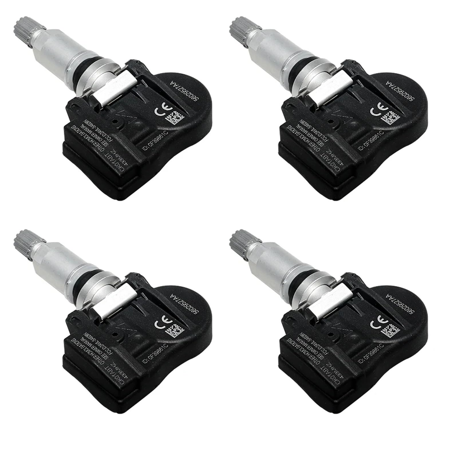 Genérico Sensor tpms Sensor de presión neumáticos (4 Unidades) para Jeep Grand Cherokee (WK), para Wrangler (JK) y Commander componentes