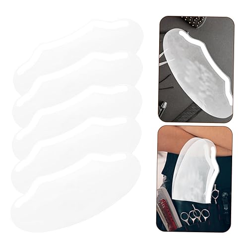 Miniatura 9 de PartyKindom 50Pcs Transparent Hair Cutting Eye Shield Visor Durable Makeup Protector for Salon and Home Use Eye Protection Shields for Hair Styling