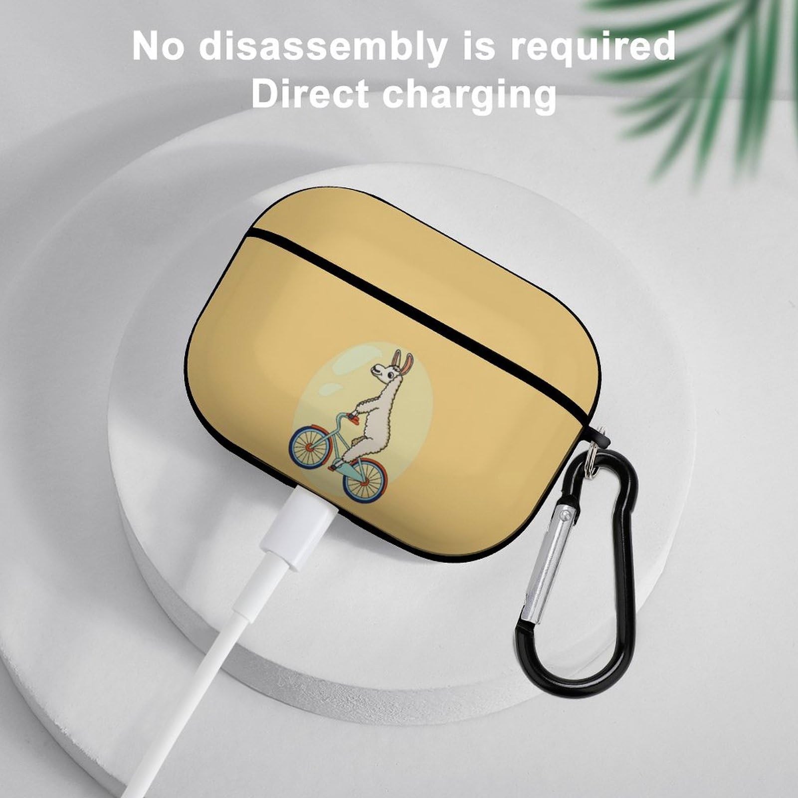 Amazon | かわいい アルパカ AirPods Pro2 ケース 2022年9月発売 シロ