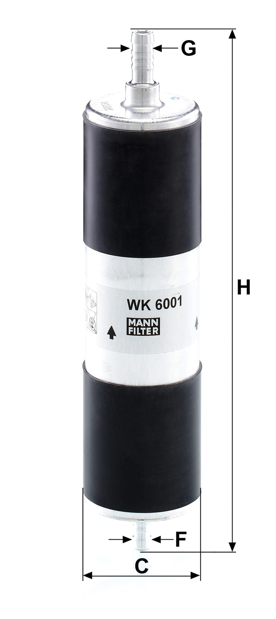 MANN-FILTER WK 6001 Filtr paliwa - do Samochody osobowe + dostawcze