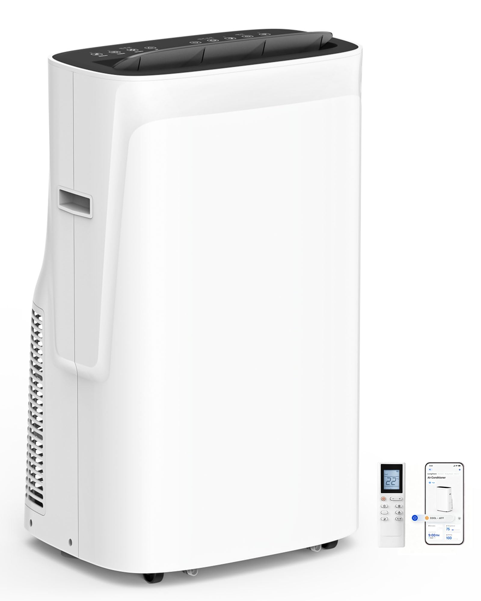 18000 BTU Portable Air Conditioners, AC Unit Portable with Dehumidifier & Heating, Quiet Portable AC for Bedroom, Window Vent Kit for Home Office, Inverter Air Conditioner Portable Cools 900 Sq.Ft