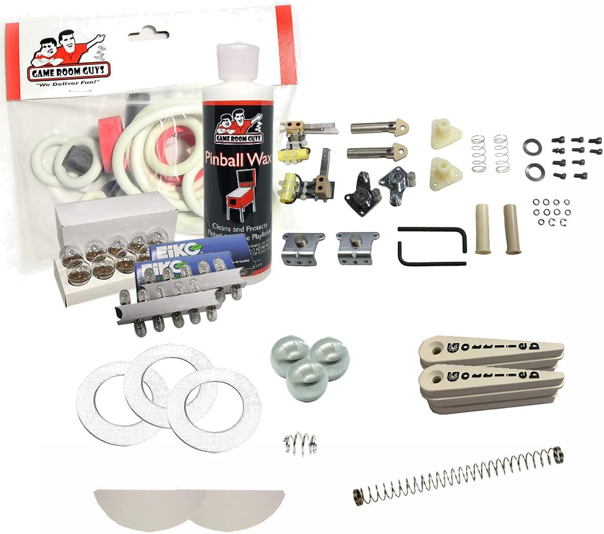 Game Room Guys 1991 Gottlieb Surf N Safari Pinball White Premium Maintenance Kit