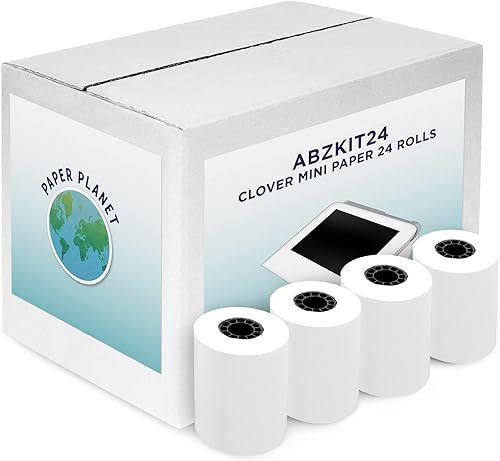 Miniatura 8 de Paper Planet - Papel térmico para trébol POS (mini impresora térmica de trébol)  Rollos de papel de recibo de tarjetas de crédito para trébol C200