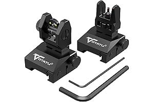 VOTATU Flip Up Iron Sight | Rapid Transition, Picatinny, Red Green Green