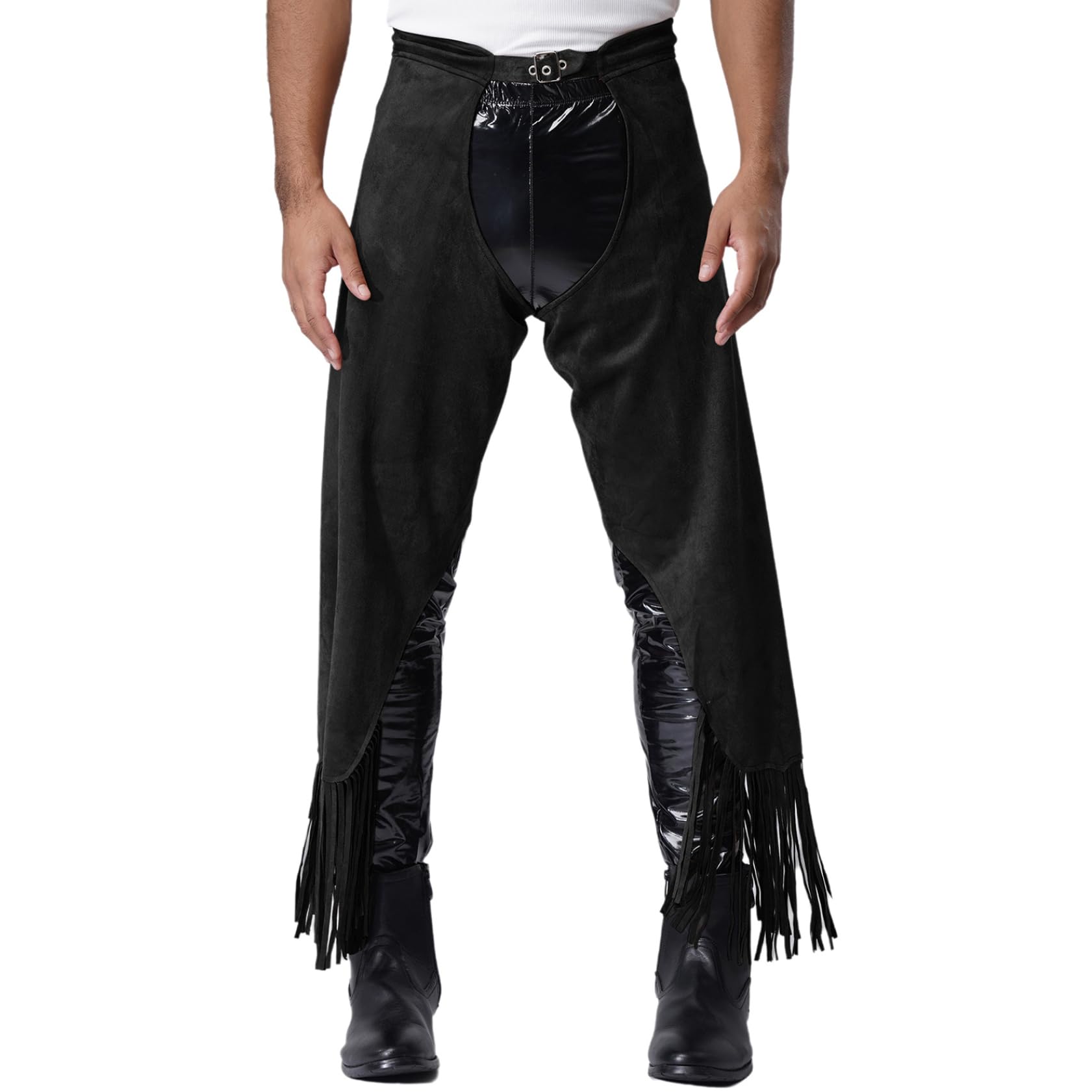 Costume de cowboy vintage pour homme en daim de qualité supérieure - 8