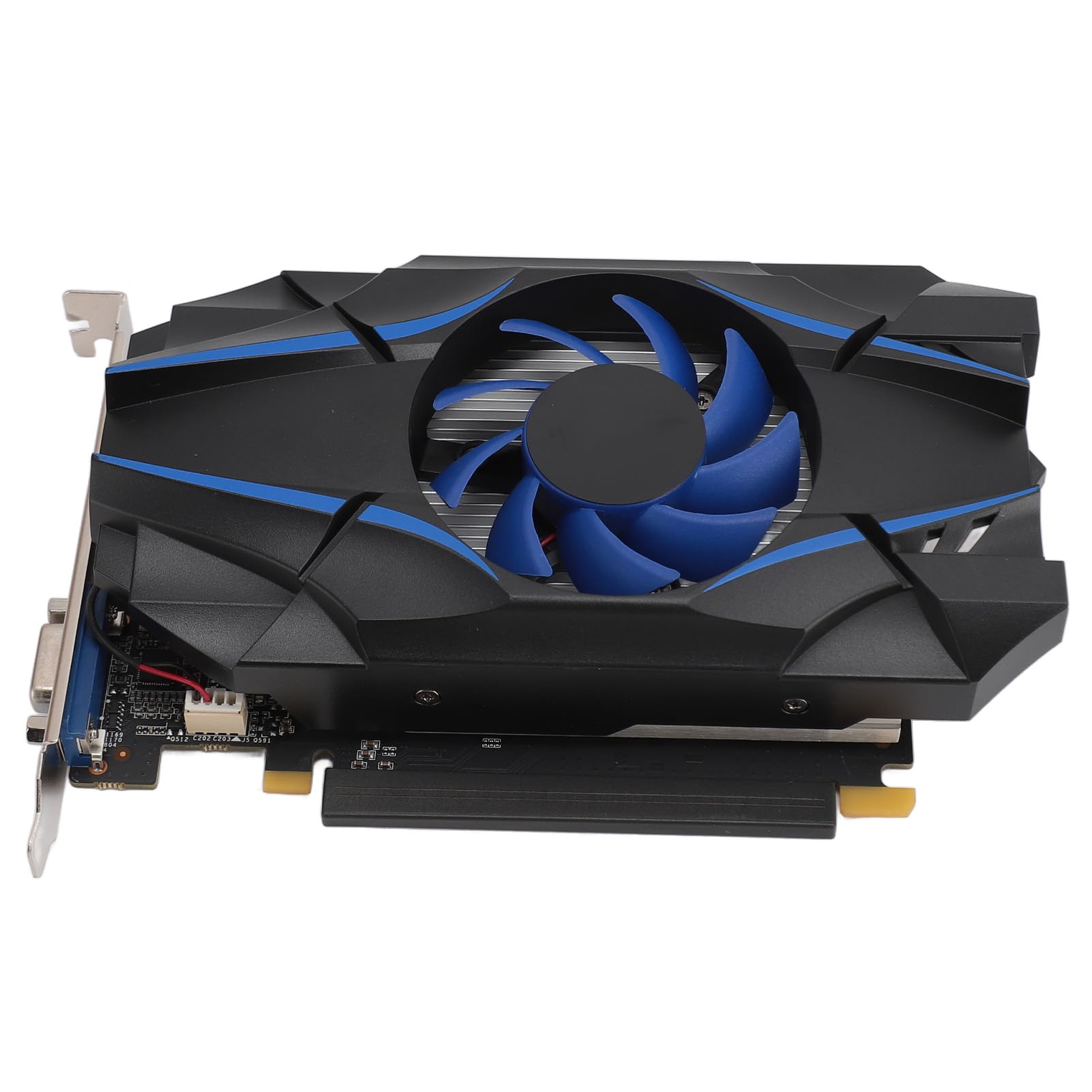LICAEVEY Scheda Grafica GT1030 2GD5 2 GB GDDR5 64 Bit - Scheda Multimediale e per Giochi a Basso Profilo con Ventola di Raffreddamento Efficiente, Uscite PCIe 2.0, HDMI e VGA