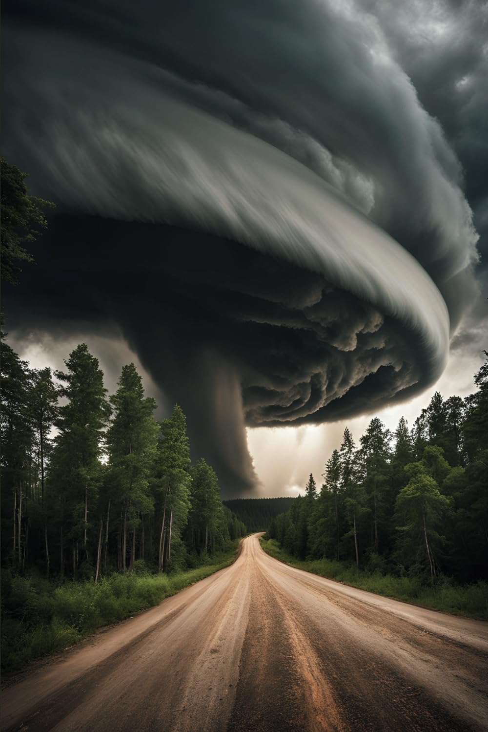 Tornado Gift: 108 Lined Page Notebook With Tornado Graphic On Every Page, Journal, Diary, Artistic, 6x9 Inches