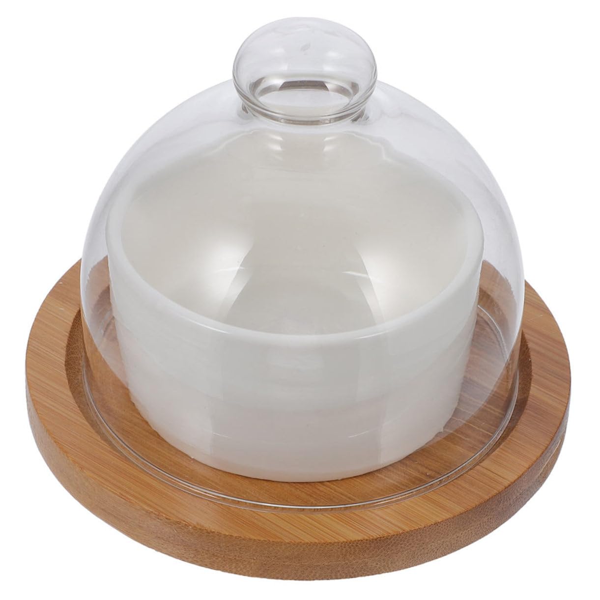 AUTSUPPL 1 Set Dessert Bowl Snack Serving Dishes Cupcake Tier Stand Ice Cream Bowl Afternoon Tea Bowl Breakfast Bowl Cupcake Holder Stand Pudding Bowl Steamed Egg Bowl Food Bowl White Glass