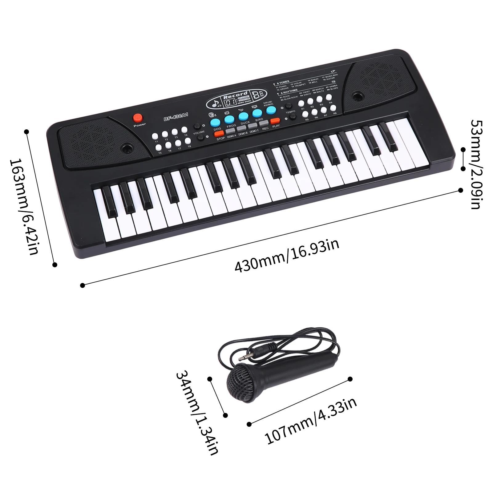 Elektroniczny Instrument Fortepianowy Początkujący 37 Klawiszowy Cyfrowy Elektroniczny Keyboard Wielofunkcyjny Instrument Muzyczny