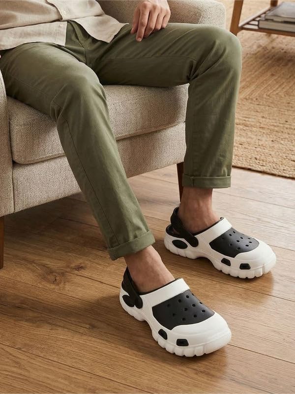 Image of Richmen Super Soft Stylish and Comfortable EVA Anti-Skid Men Sliders with Lightweight Cushioned Footwear Adjustable Back Strap Everyday Use Mules for Boys & Men's Clogs