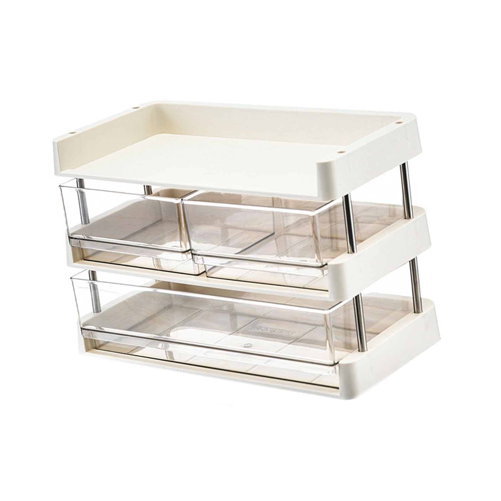 Tsophreniq Portable Adjustable Shelving Systems for Bathroom Kitchen Multiple Layer Space Optimization Space Saving Shelf for Home