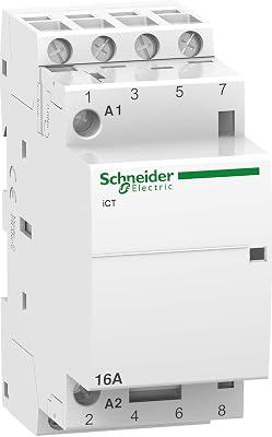 Schneider Electric - Acti9, iCT contacteur 16A 4NO 230...240VCA 50Hz - A9C22814