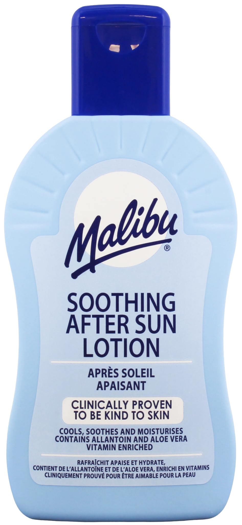 Malibu Sun After Sun Soothing Moisturising Lotion, Cooling & Hydrating with Aloe Vera, Vitamin E & Allantoin, After Sun Moisturiser for Sun-Exposed Skin, Original, 200ml