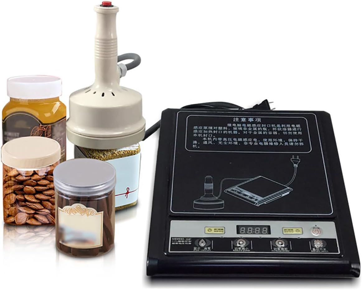 Portable Handheld Induction Sealer Bottle Cap Sealer for Cap Sizes 20mm-100mm, Handheld Heat Sealing Machine, for Aluminum Foil Plastic Glass Liquid Foil Bottle Cap