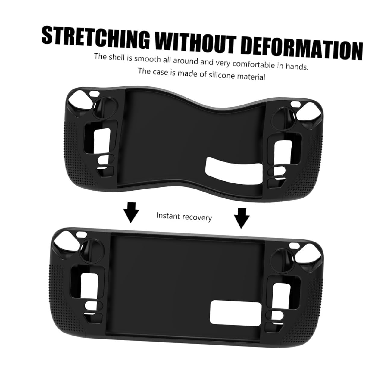 OSALADI 3pezzi Cover Protettiva Antishock Per Console Di Gioco Compatibile Con Design Ergonomico Resistente Urti e Graffi Accesso Facile Tutte Le Funzionalità Comfort Ottimale Mano
