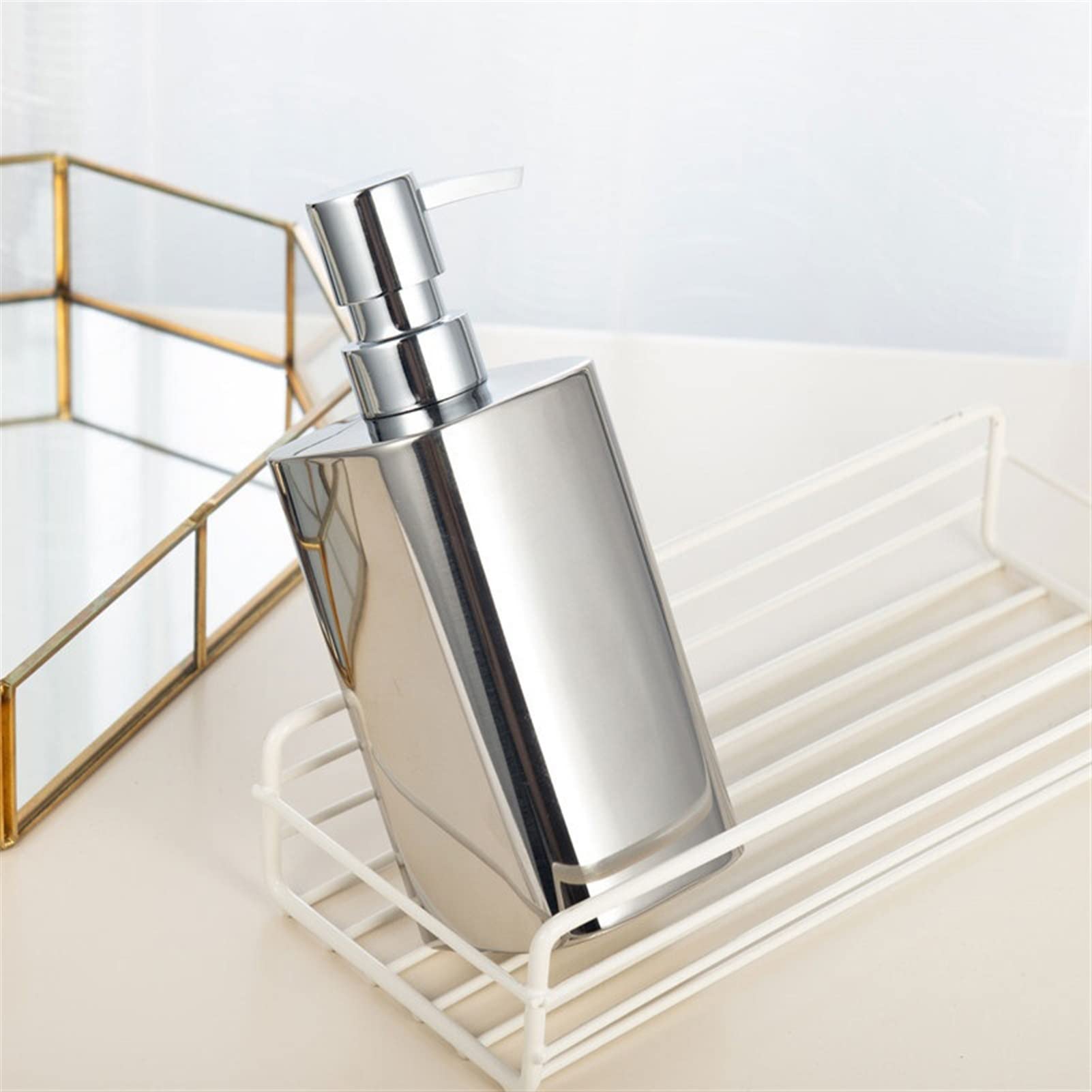 Bottiglie di sapone Distributore di sapone nordico Acciaio inossidabile Acciaio inox Shampoo Doccia Bottiglie Bottiglie Dispenser Accessori for il bagno Accessori for il bagno Contenitore liquido Erog