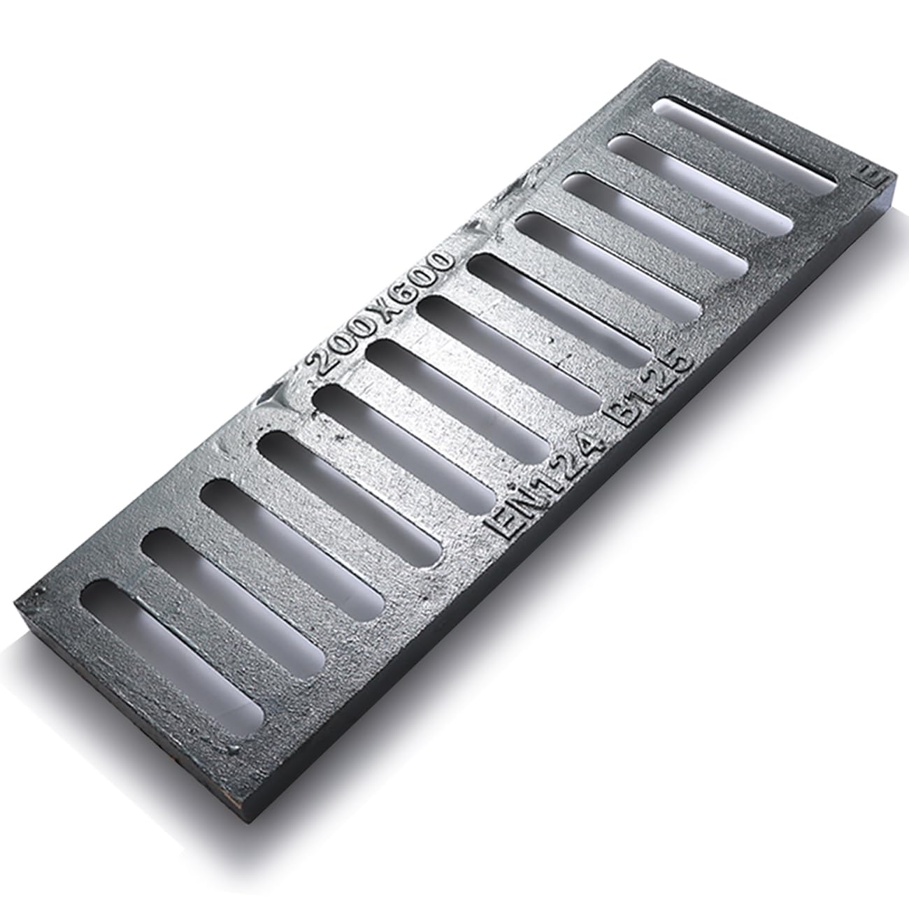 Cast Iron Drain Grate, 24 * 8 in B125 Class Outdoor Drain Cover