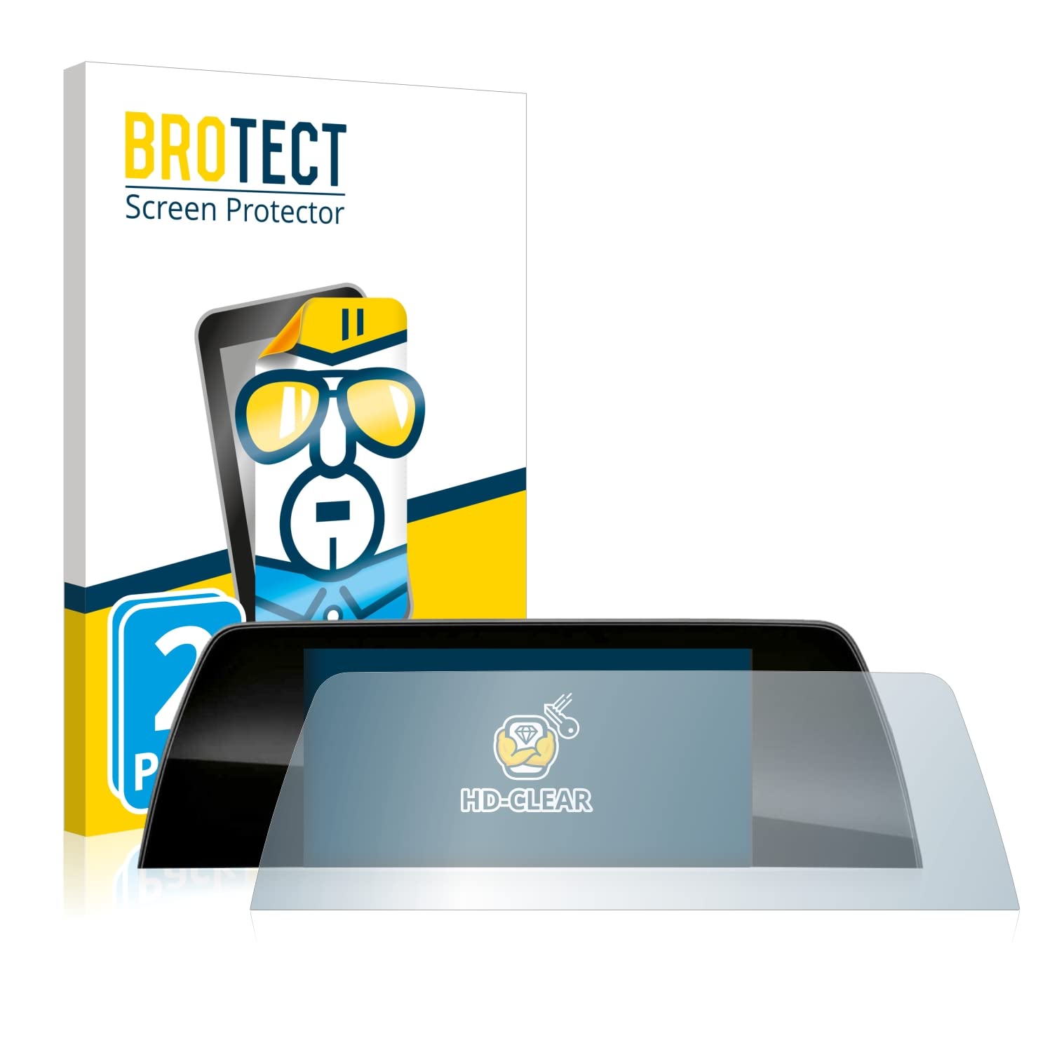 brotect Pellicola Protettiva per BMW 1 F20 2018 Business 6.5 Protezione Schermo (2 Pezzi) [Trasparente, Anti-Impronte brotect Pellicola Protettiva per BMW 1 F20 2018 Business 6.5 Protezione Schermo (2 Pezzi) [Trasparente, Anti-Impronte
