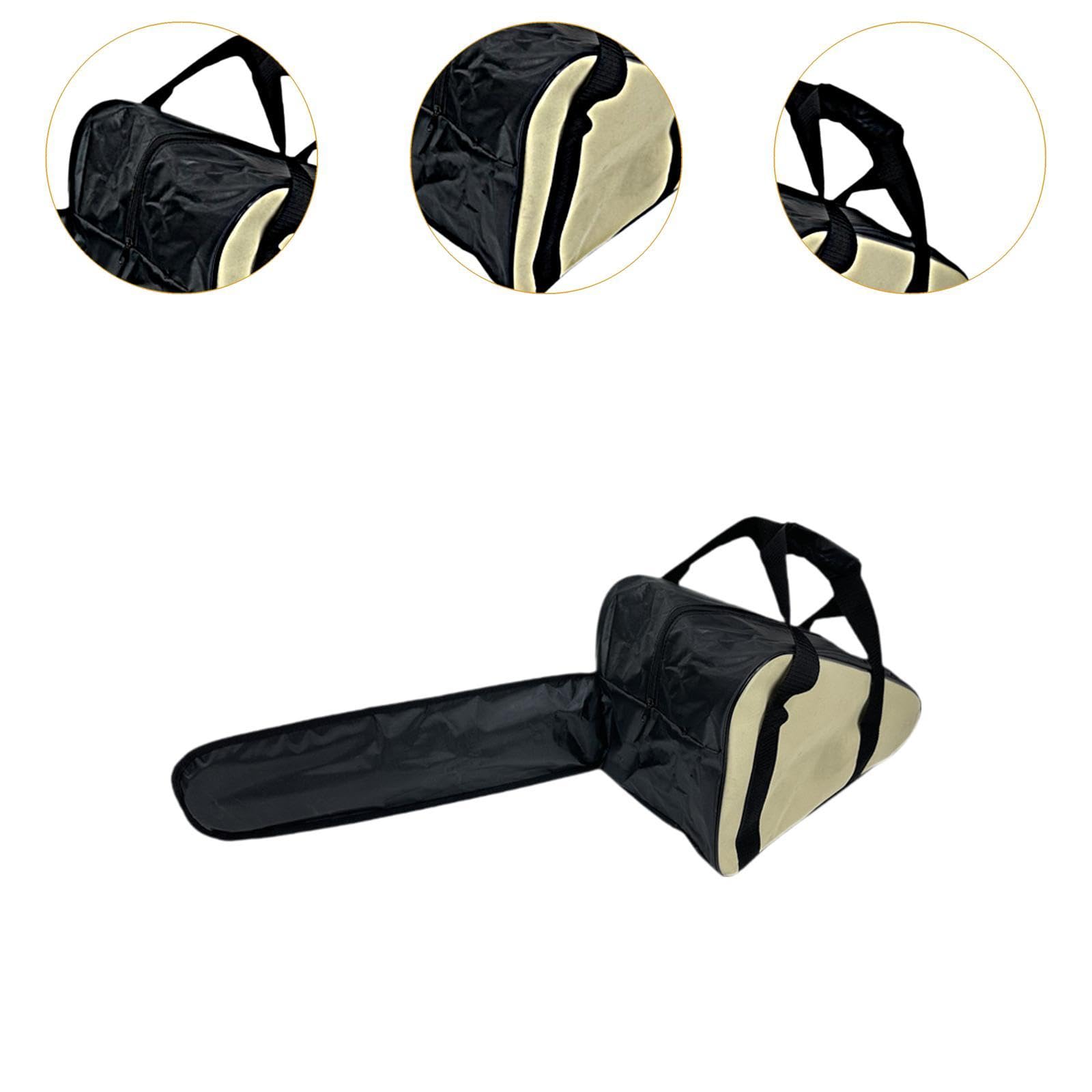 F Fityle Motosierras Carry de case de motos, Blanco Negro
