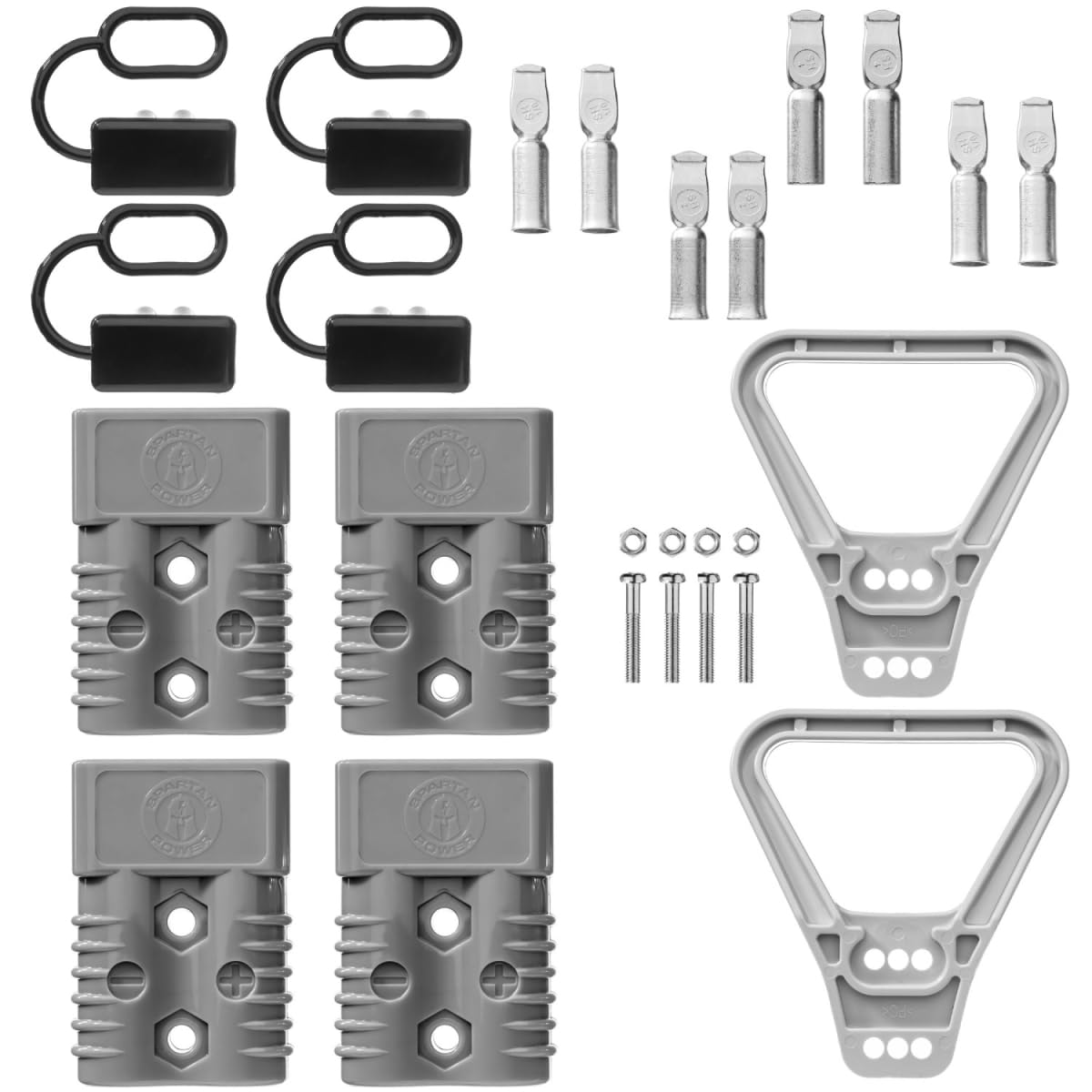 Spartan Power 600 Volt 175 Amp 4 AWG Quick Connect Disconnect Kit