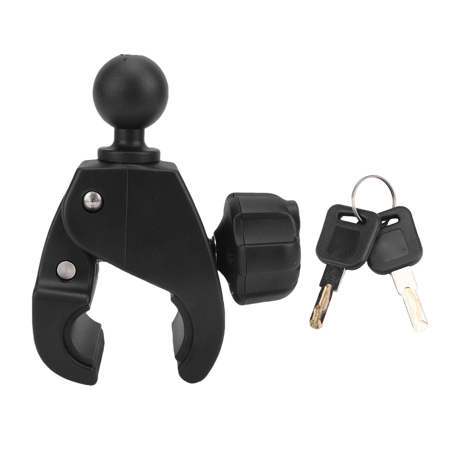 Base a Morsetto Grande, Manopola Antifurto Testa a Sfera in Gomma di Nylon Tedesca, Base in Gomma Morbida, Ideale per Tubi Rotondi Quadrati a Forma Speciale