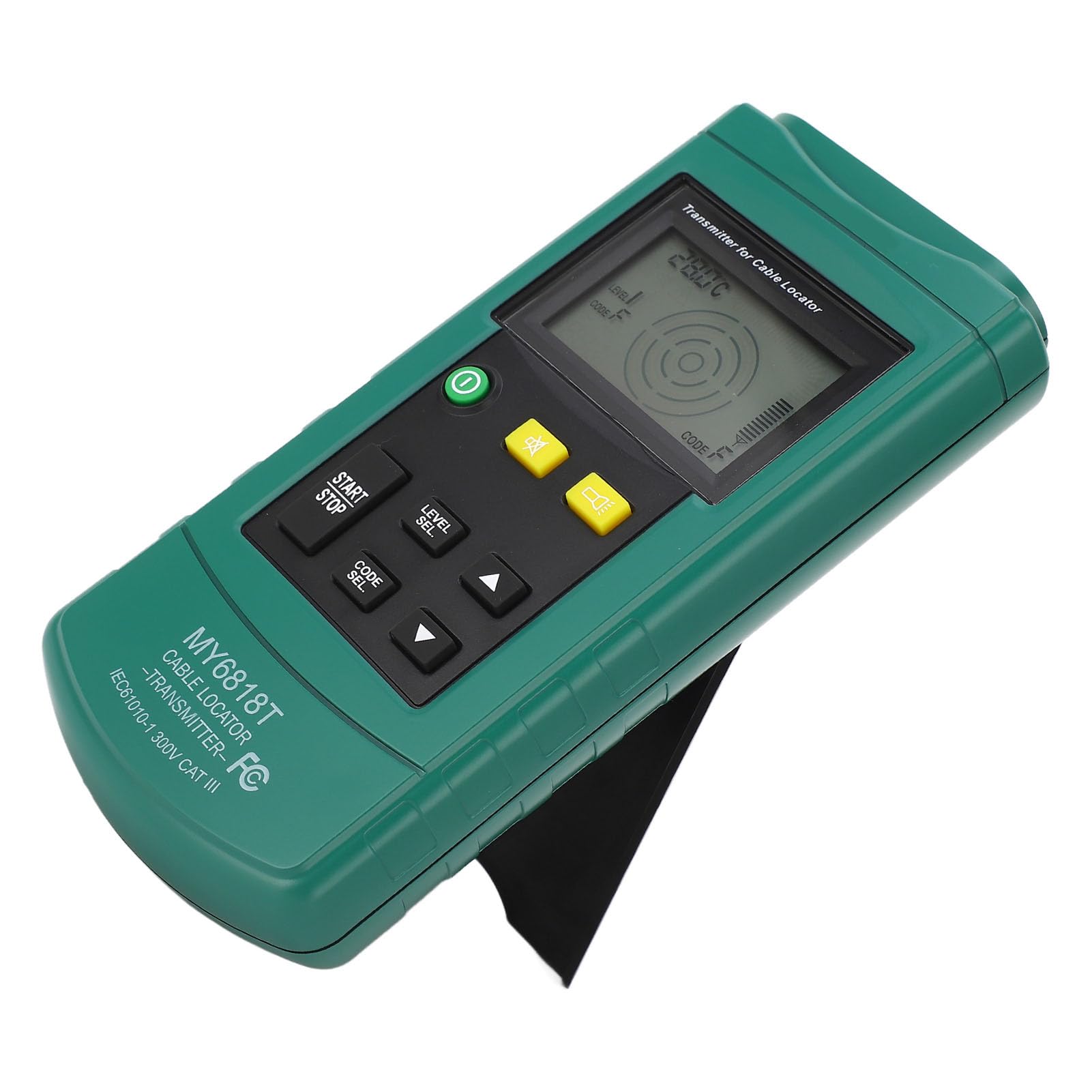 Cocoarm Lokalizator Kabli Podziemnych Detektor Kabli ABS Sygnał 125 KHz Od 30 do 400 V LCD Regulowana czułość dla Elektryków Wykonawcy Śledzenie Podziemnych Rur Przewodowych