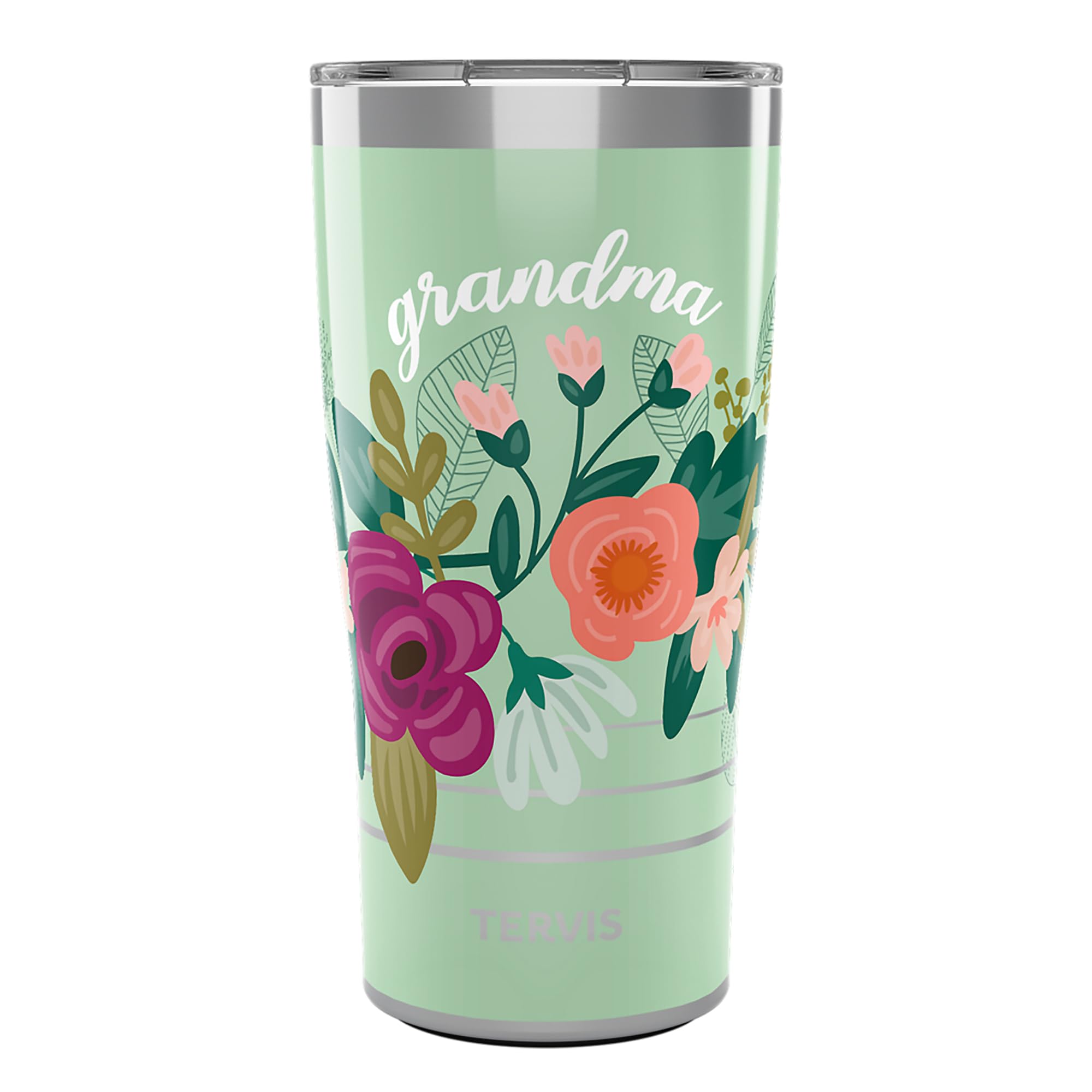 Amazon.com | Tervis Traveler Grandma Floral Triple Walled Insulated Tumbler  Travel Cup Keeps Drinks Cold & Hot, 20oz, Stainless Steel: Tumblers & Water  Glasses