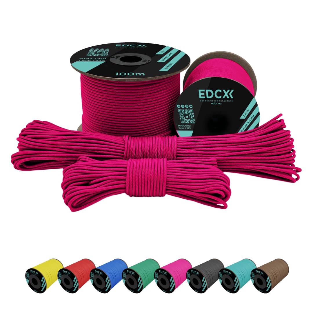 Paracord Nylon 4mm - 4 Pezzi Da 6 Metri, 7 Fili, Multicolore Per Survival E Braccialetti - Foto 3