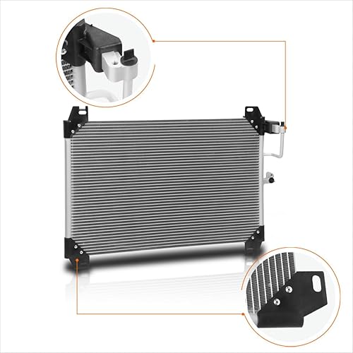 Miniatura 2 de Condensador AC de aluminio compatible con Chevy TrailblazerGMC Envoy 4.25.36.0L 4719 03-09