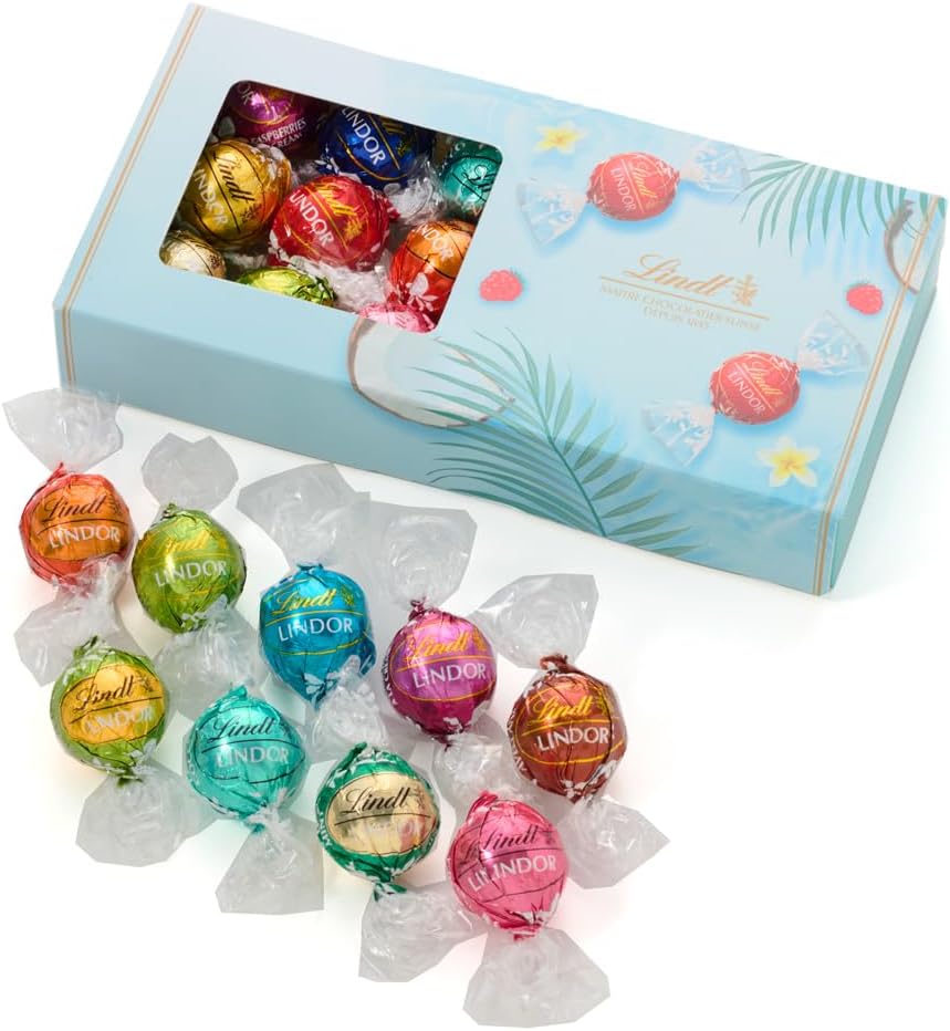 【Lindt公式】リンツ Lindt チョコレート リンドール テイスティングセット シーズナル 16個 ショッピングバッグS付 | サマー ギフト プレゼント