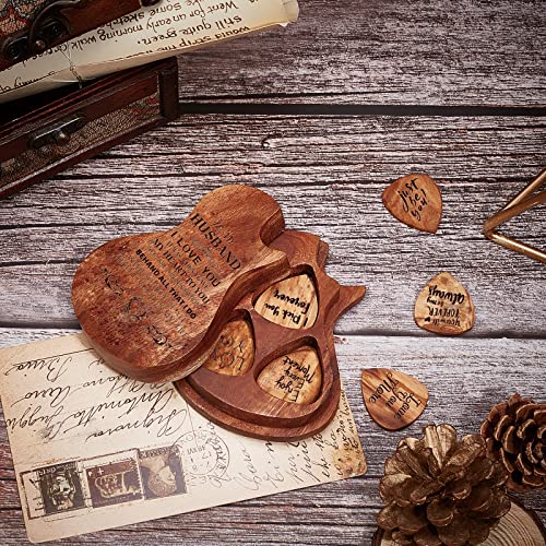 SUPERDANT Support de Boîte de Sélection de Guitare en Bois à Mon Mari Conteneur en Bois Étui de Sélection de Forme de… - Les Beatles, Paul McCartney, John Lennon, RIngo Starr, George Harrison SUPERDANT Support de Boîte de Sélection de Guitare en Bois à Mon Mari Conteneur en Bois Étui de Sélection de Forme de… – Image 5